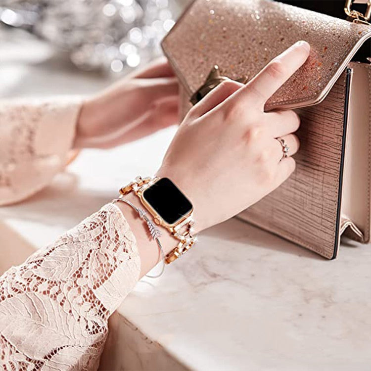 Bracelet en lien diamant Bling pour Apple Watch