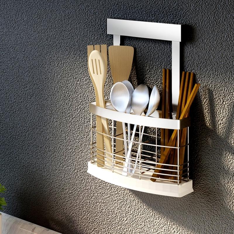 Racks de rangement pour ustensiles de cuisine muraux Claren