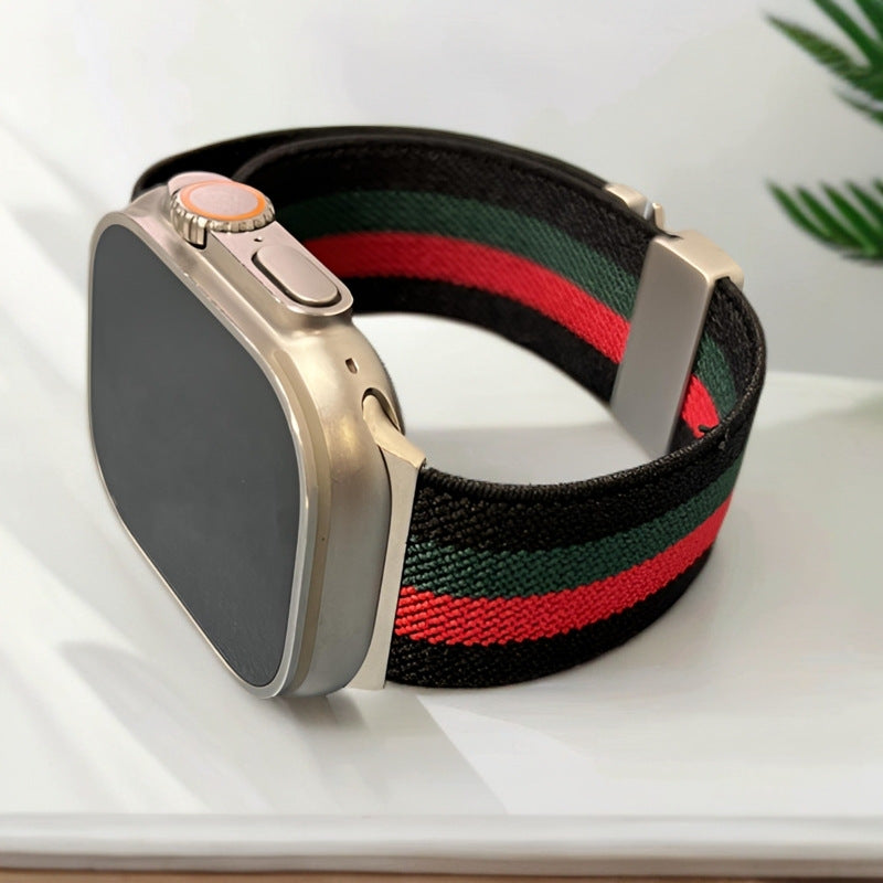 Nylon Geflochtenes Armband Für Apple Watch