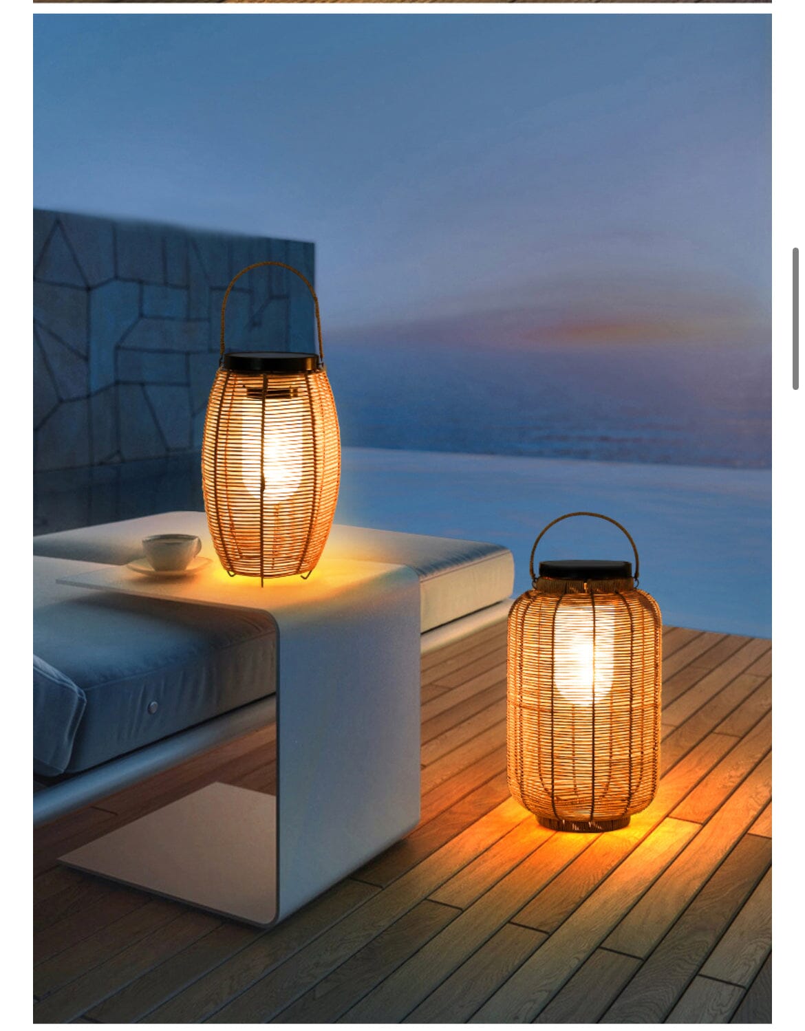 Luminaires Atmosphère Judith Rattan