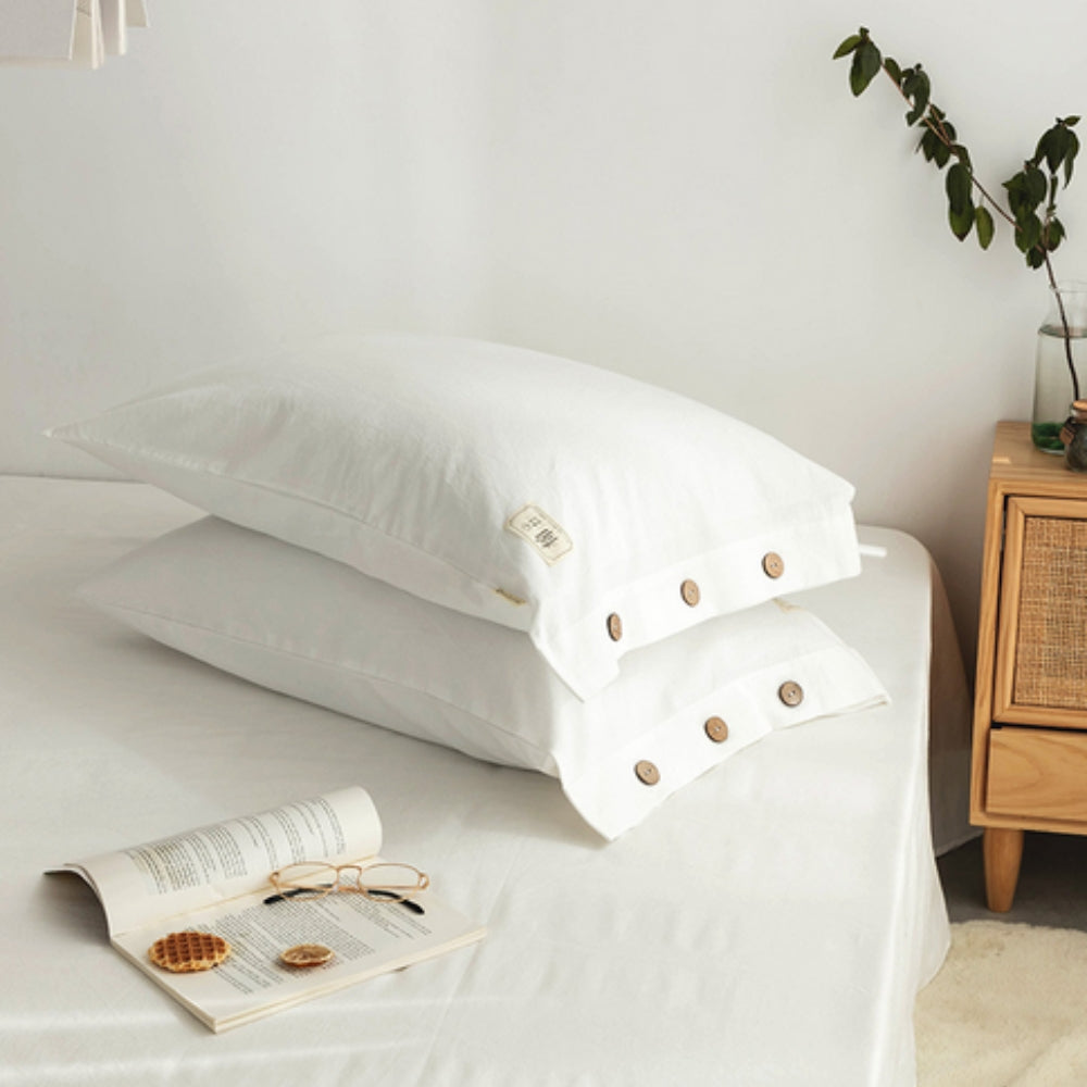 Cotton Pillowcases - Twin Pack