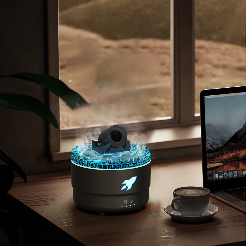 AromaBurst - Volcanic Air Humidifier with Creative Light