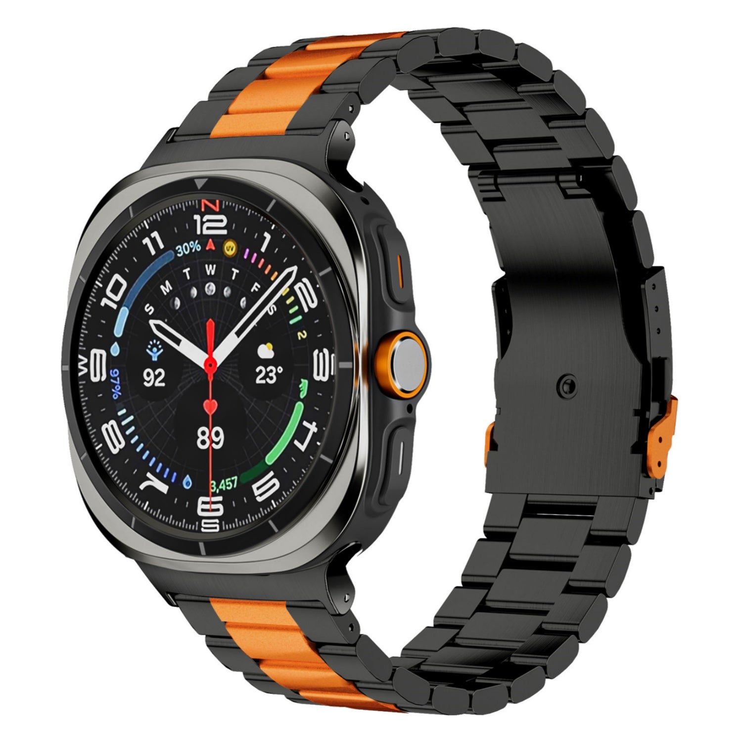 Fascia in Titanio Stile Business per Samsung Watch Ultra