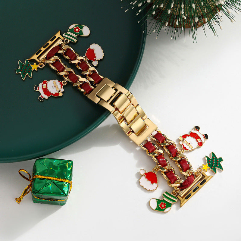 Christmas creative watch straps suitable for all Apple series