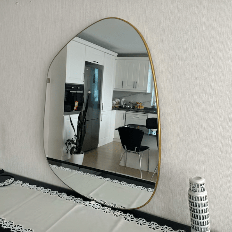 Asymmetrical Wall Mirror