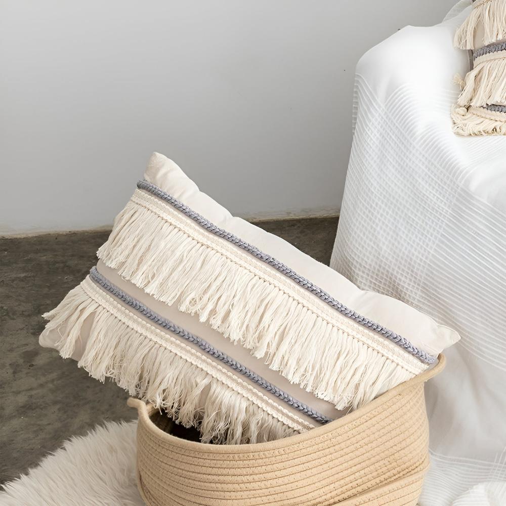 Bohemian Fringe Tassel Cushion Covers