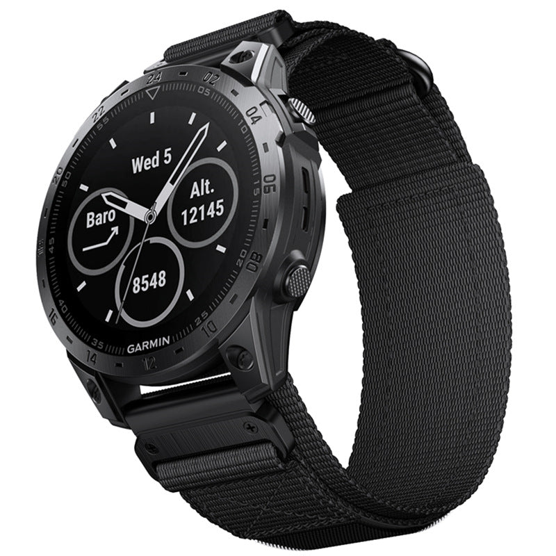 Tactical Nylon Watch Strap is Suitable for For Garmin Tactix Fenix 8 7 7X 6 6X