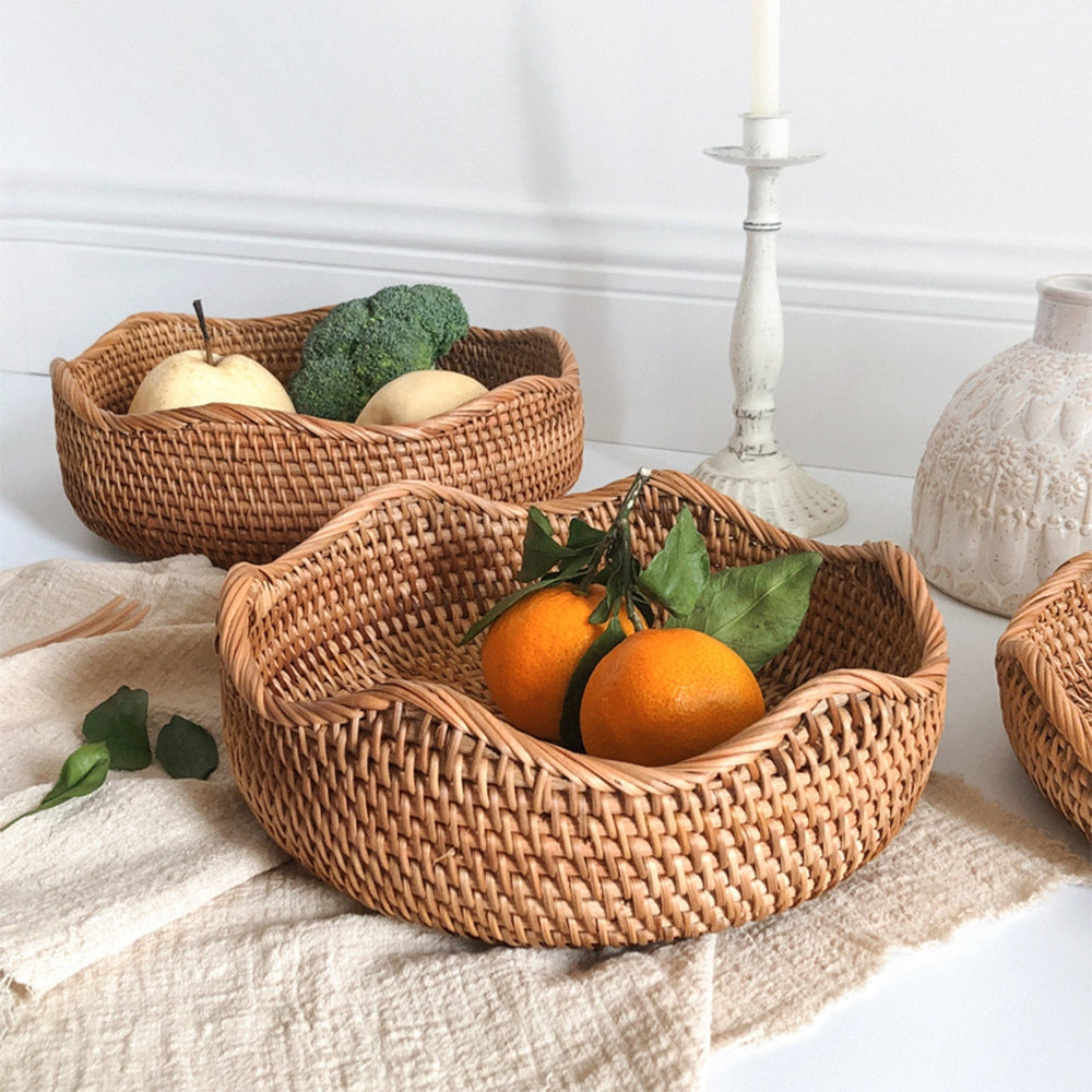 Stylish Handwoven Rattan Basket