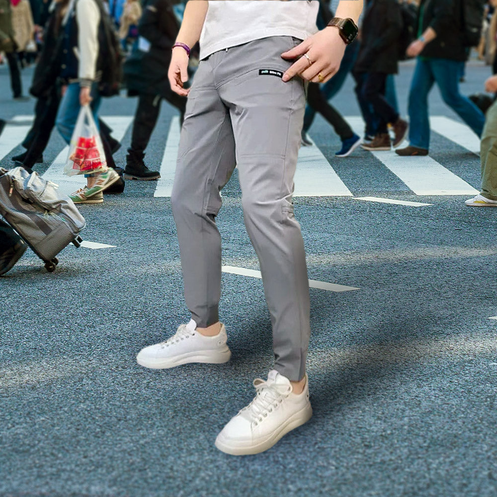 Pantalon cargo confortable et extensible