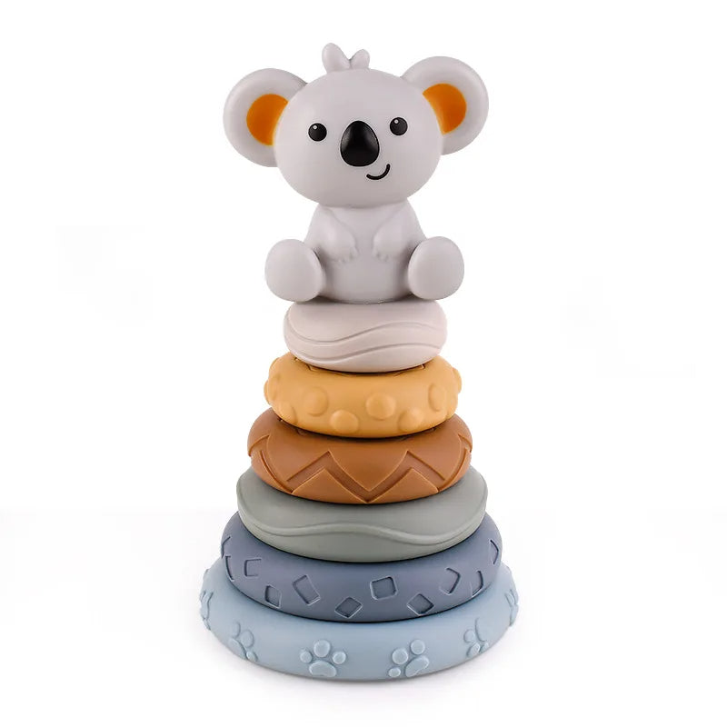 Koala Cubes™ - stacking tower - chew toys for babies