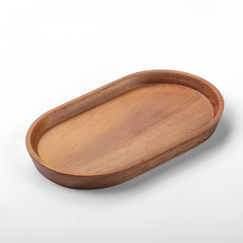 Natural Grain Wooden Serving Tray