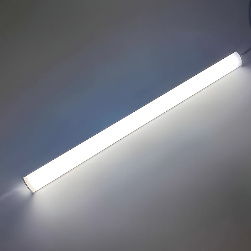 Tiras de luz - Lámpara de iluminación de gabinete LED montada en superficie de tira larga de 6 piezas de 12 V