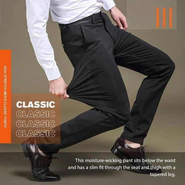 Pantaloni Classici Uomo Alta Elasticità