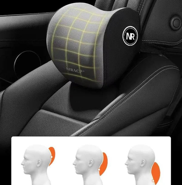 Car Headrest & Lumbar Support Cushion [Universal Fitment]