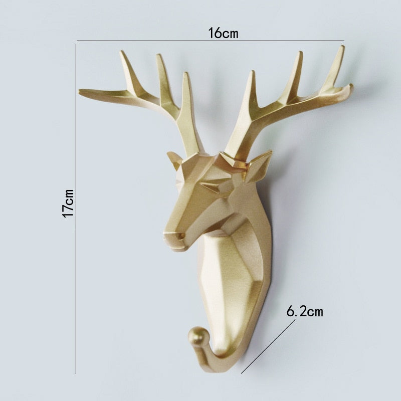 Geometric Wildlife Wall Hook