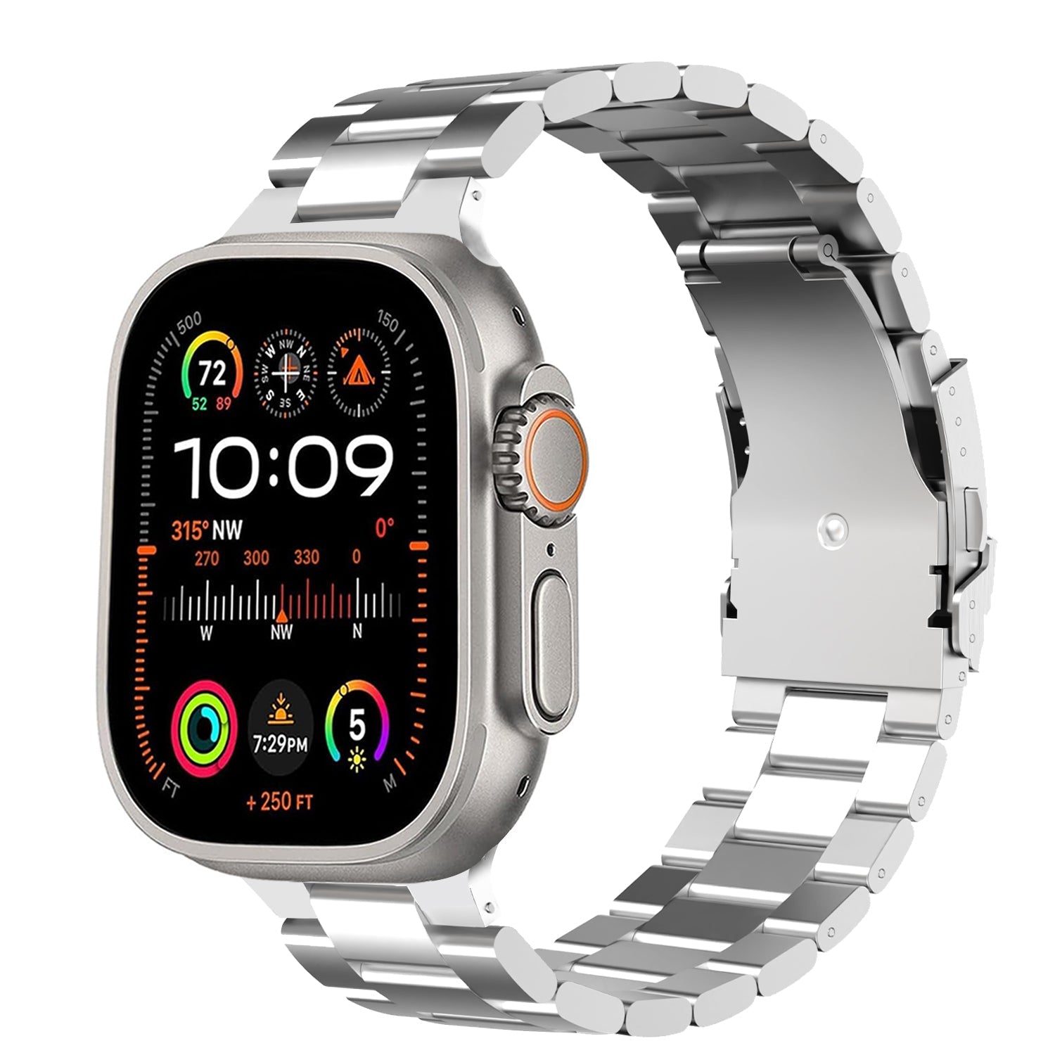 Fascia in Titanio Stile Business per Apple Watch