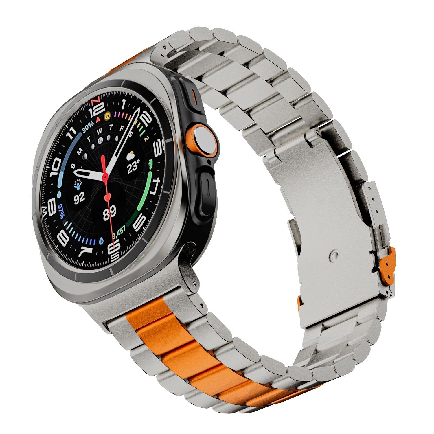 Business-Stil Titanband für Samsung Watch Ultra