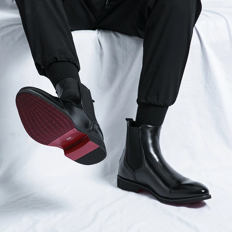 Huntsman™ Signature Crimson Chelsea Boots