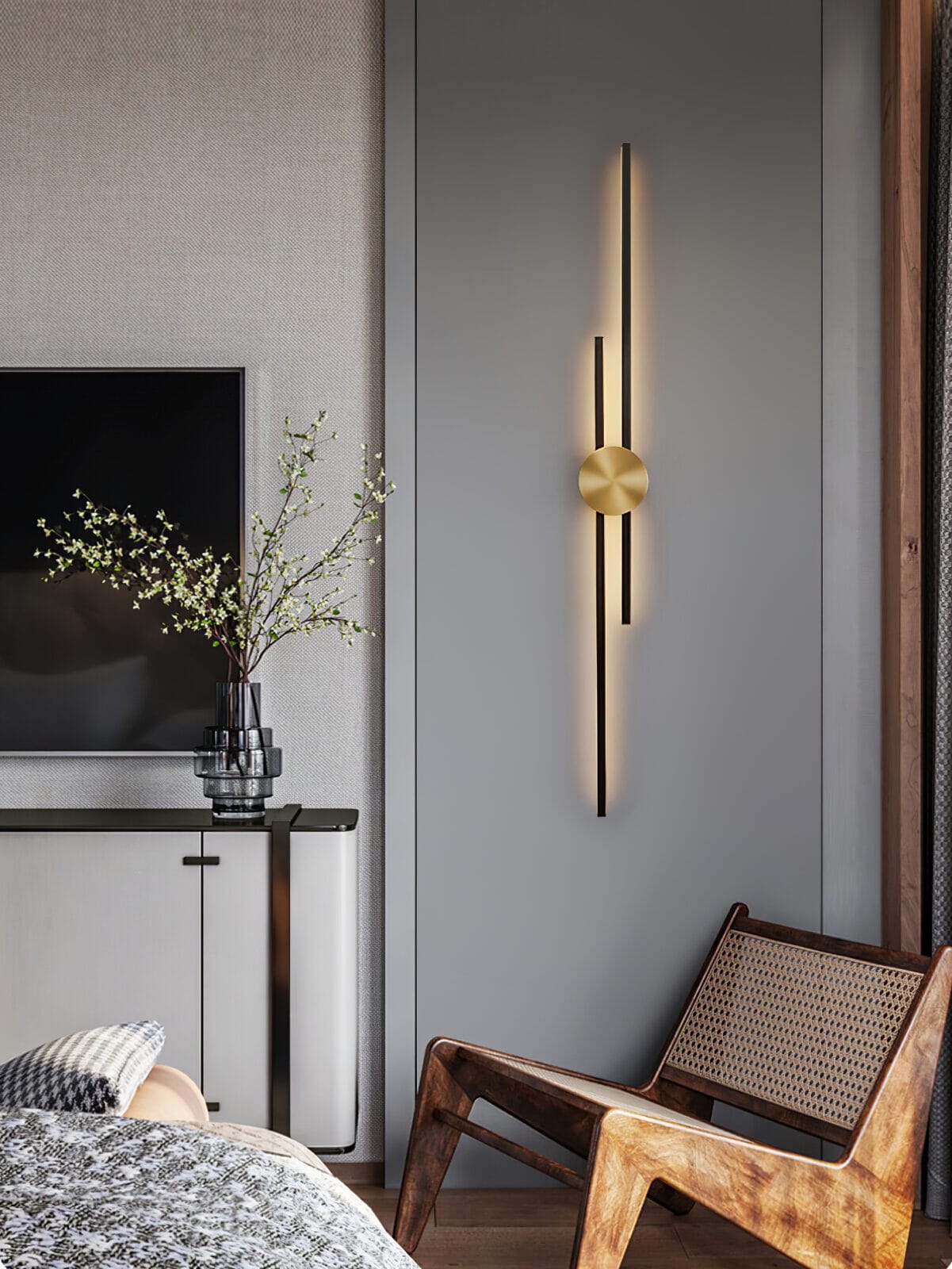 Bethnal Minimalist  Copper Wall Light