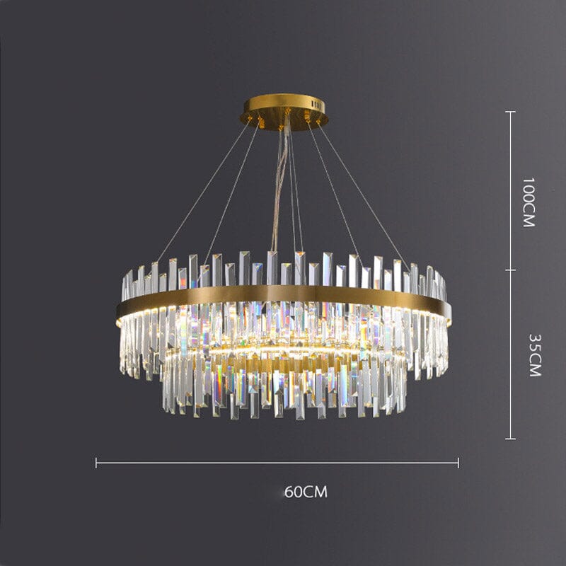 Chandelier en cristal Orion