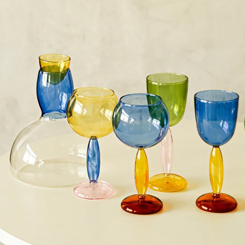 Pop of Colour Weindekanter aus Glas