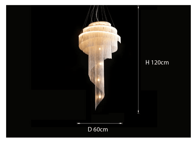 Tassel Spiral Chandelier