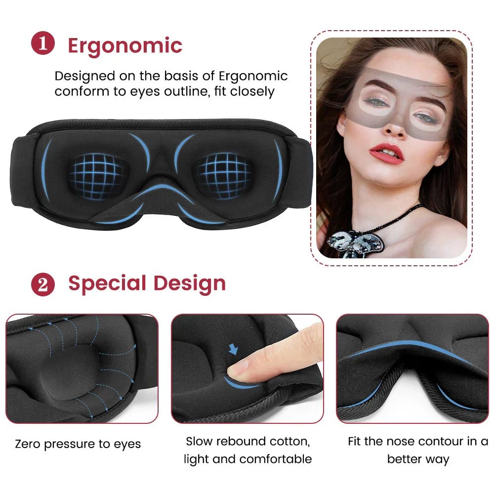 Puhtaasti 3D Sleep Mask