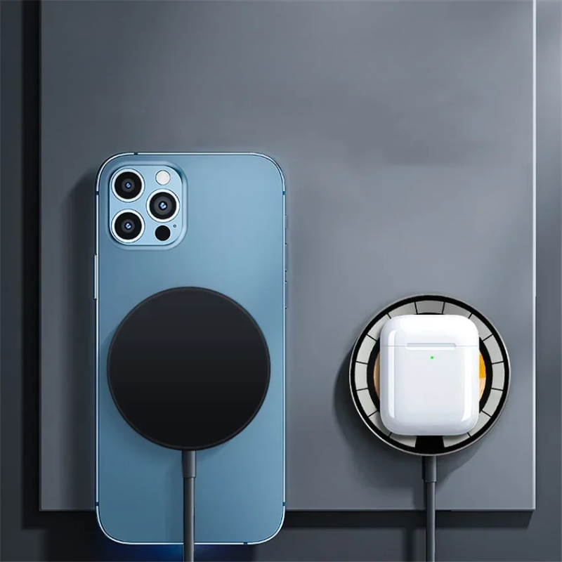 Carregador Magnético Sem Fios Portátil 100W para iPhone e AirPods com Carregamento Rápido PD