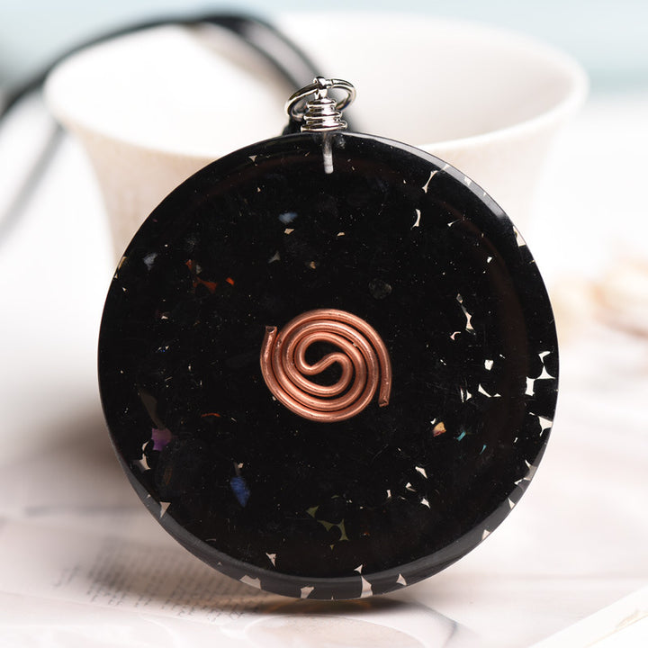 Black Tourmaline Orgonite Protection Necklace