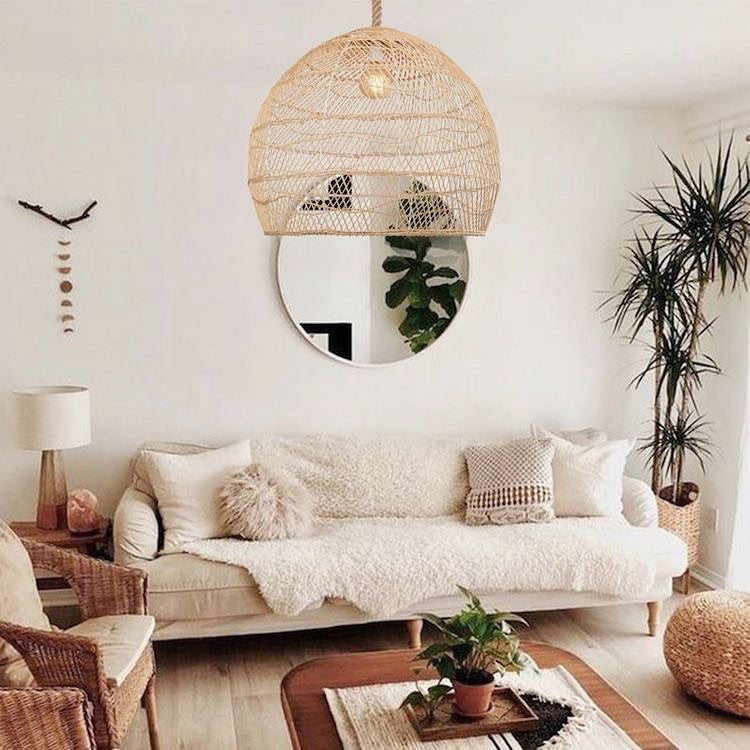 Hemp Rope Hanging Ceiling Lights