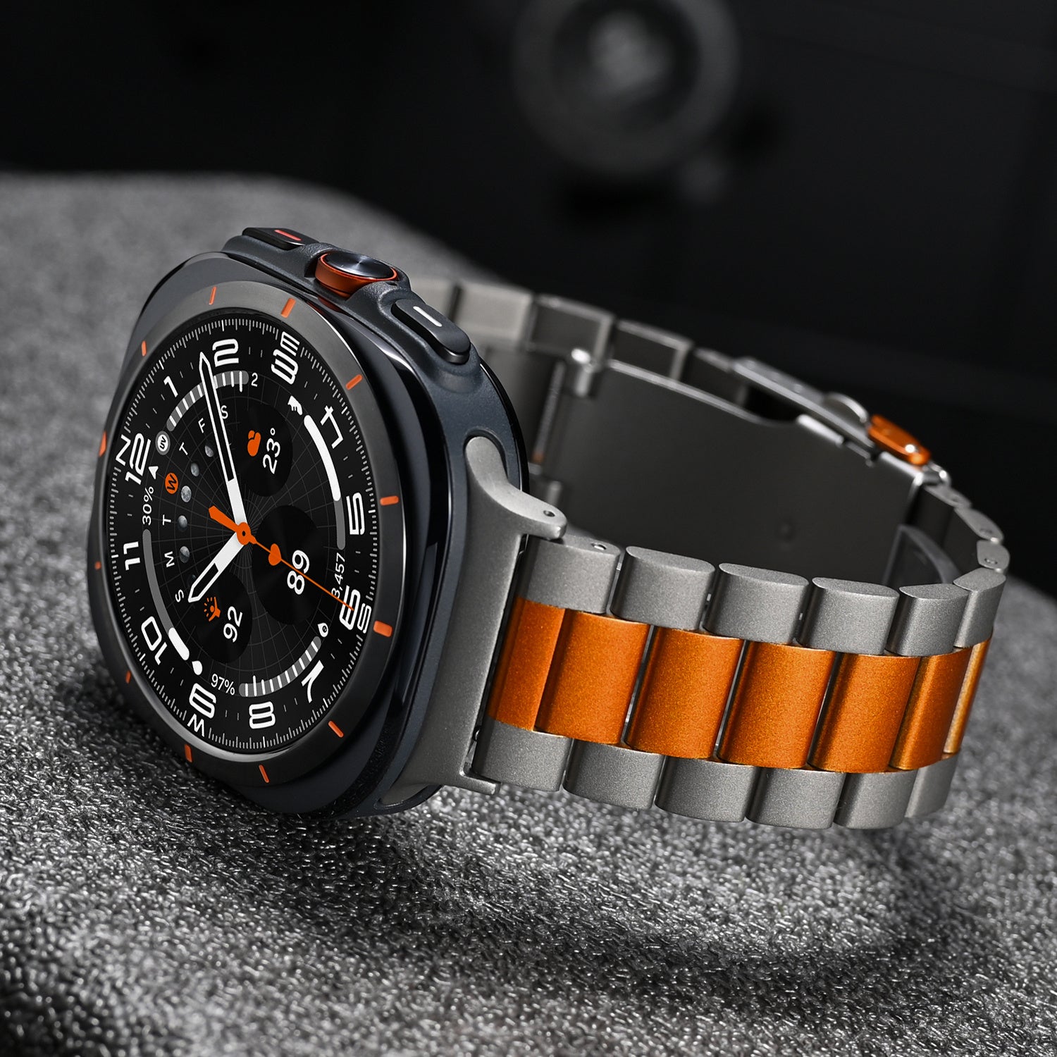 Business-Stil Titanband für Samsung Watch Ultra