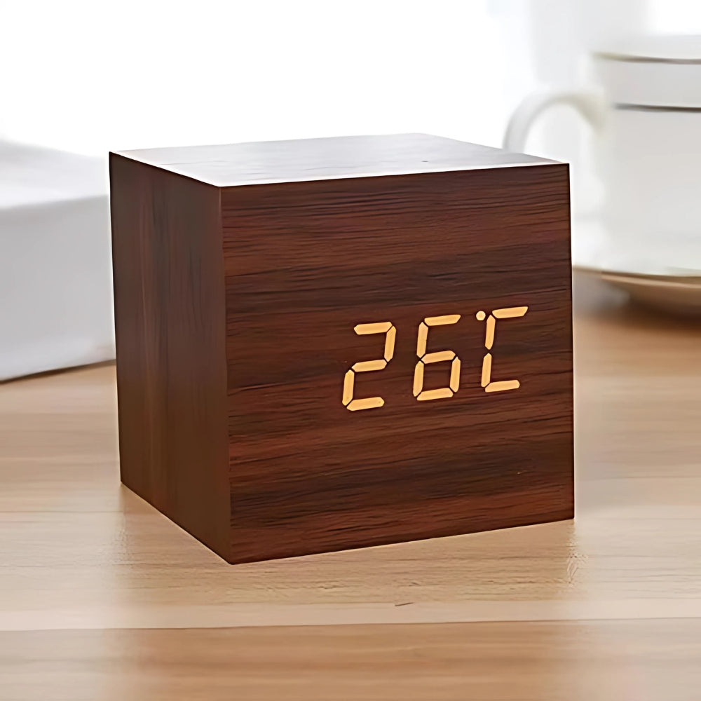 Despertador LED Cubo Moderno