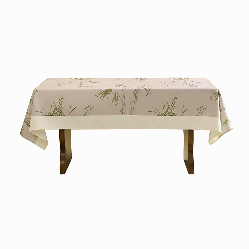 Elegante Pastoral Bambus Zen Tischdecke