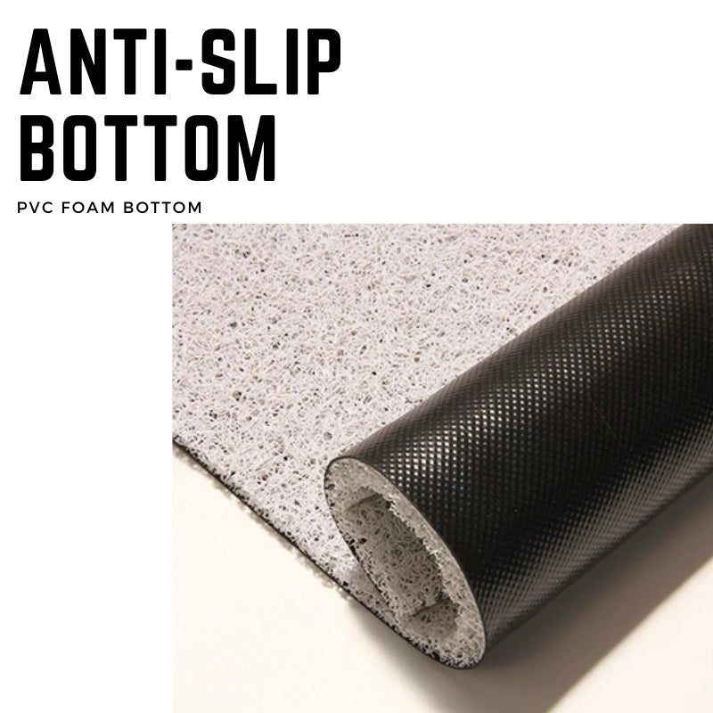 Modern Customizable Non-Slip PVC Loop Pile Doorway Mats