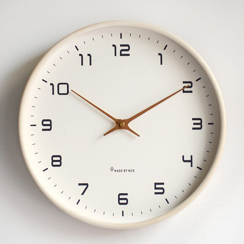 Wooden Wall Clock Scandinavian Simplicity