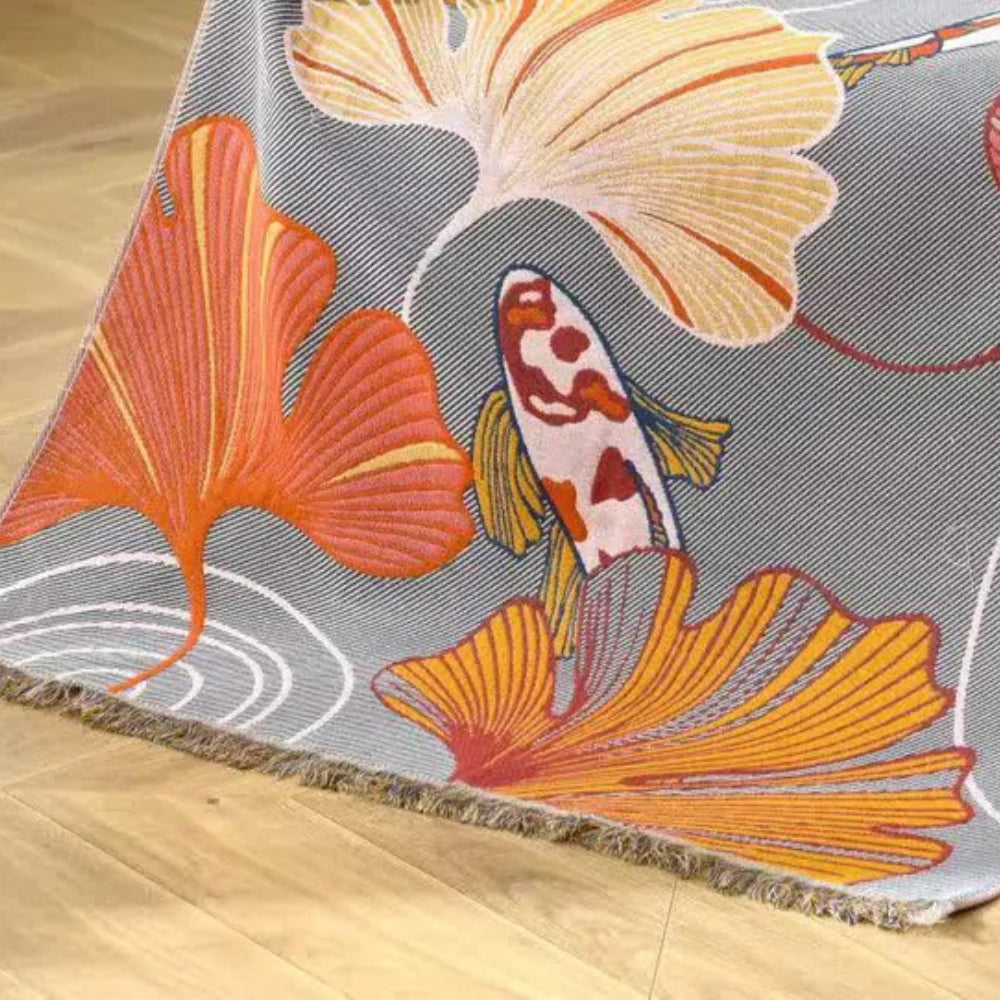 Koi Garden Elegance Gazen Handdoek