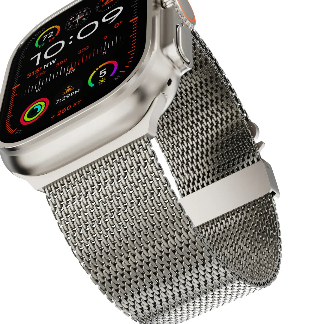 Milanese Loop Titanband för Apple Watch