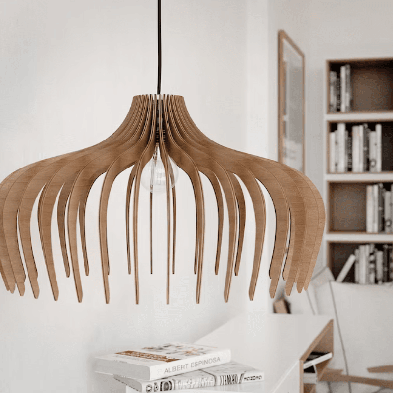 Chandelier en bois Hayden