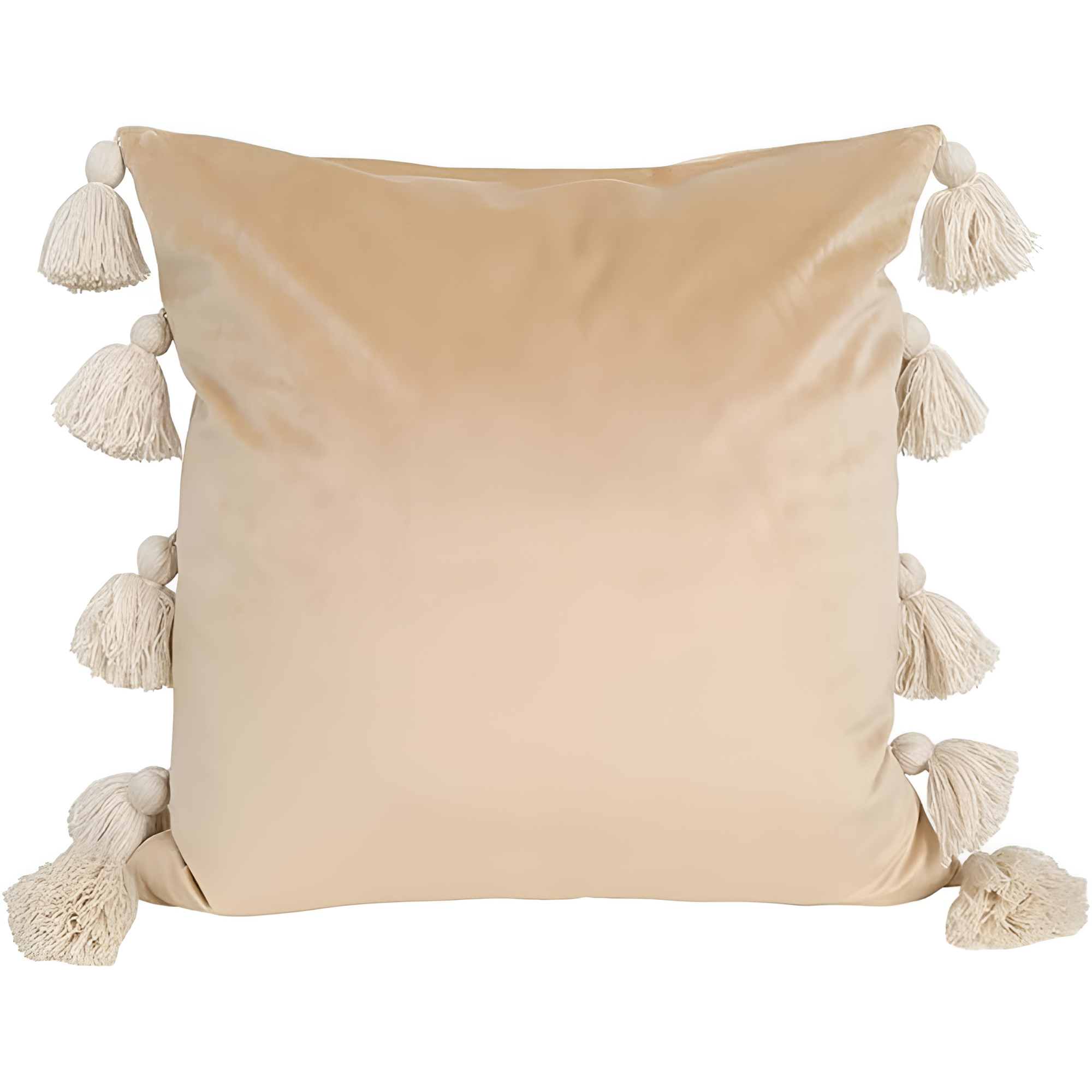 Housse de coussin Pompom Bohémien