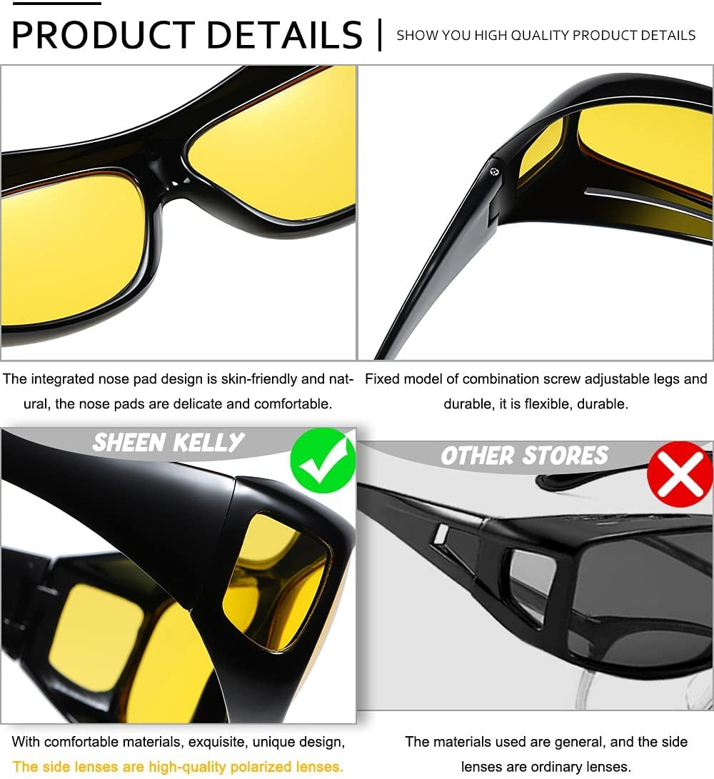 Gafas antideslumbrantes HD de visión nocturna