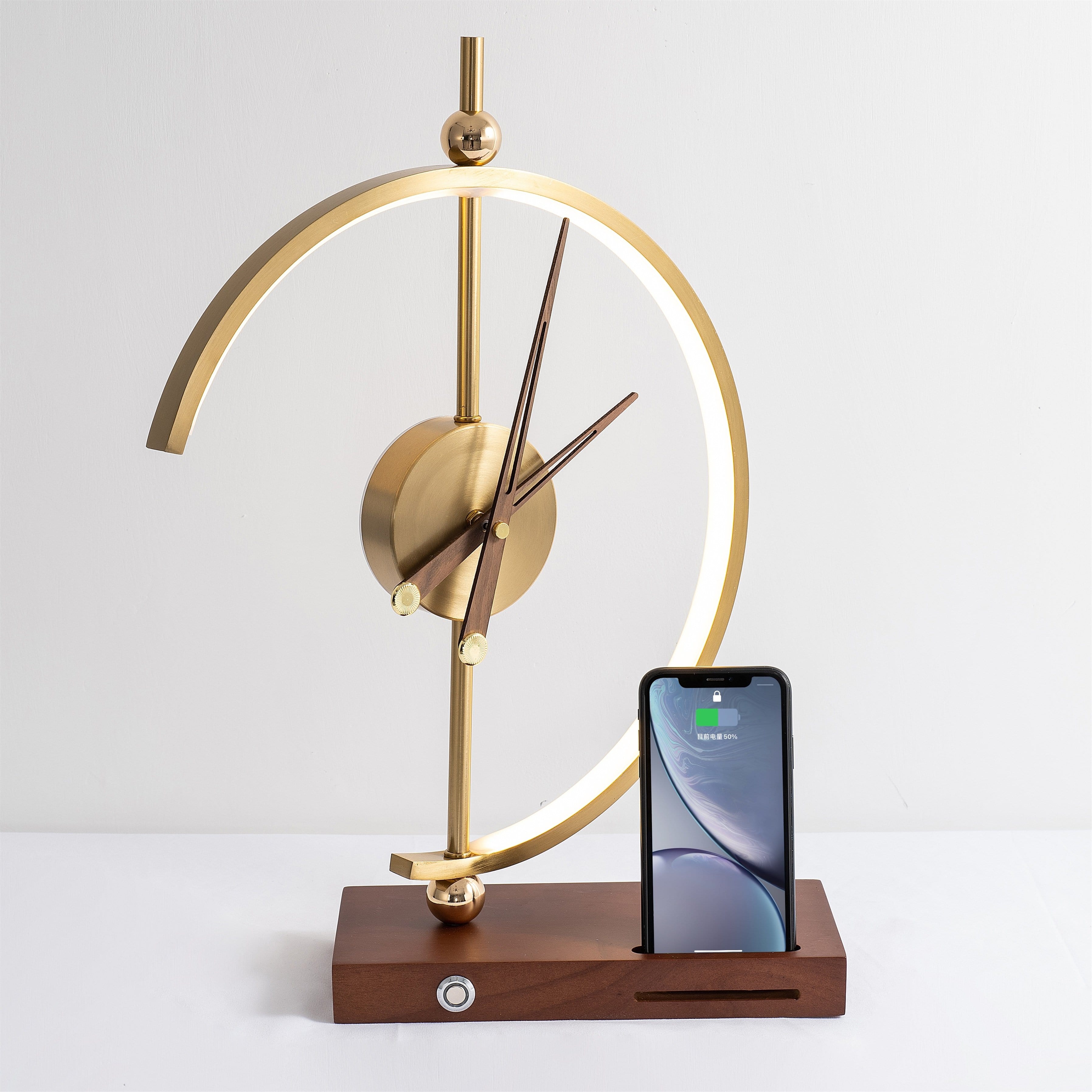 Lampe horloge Khonsu (chargement sans fil)