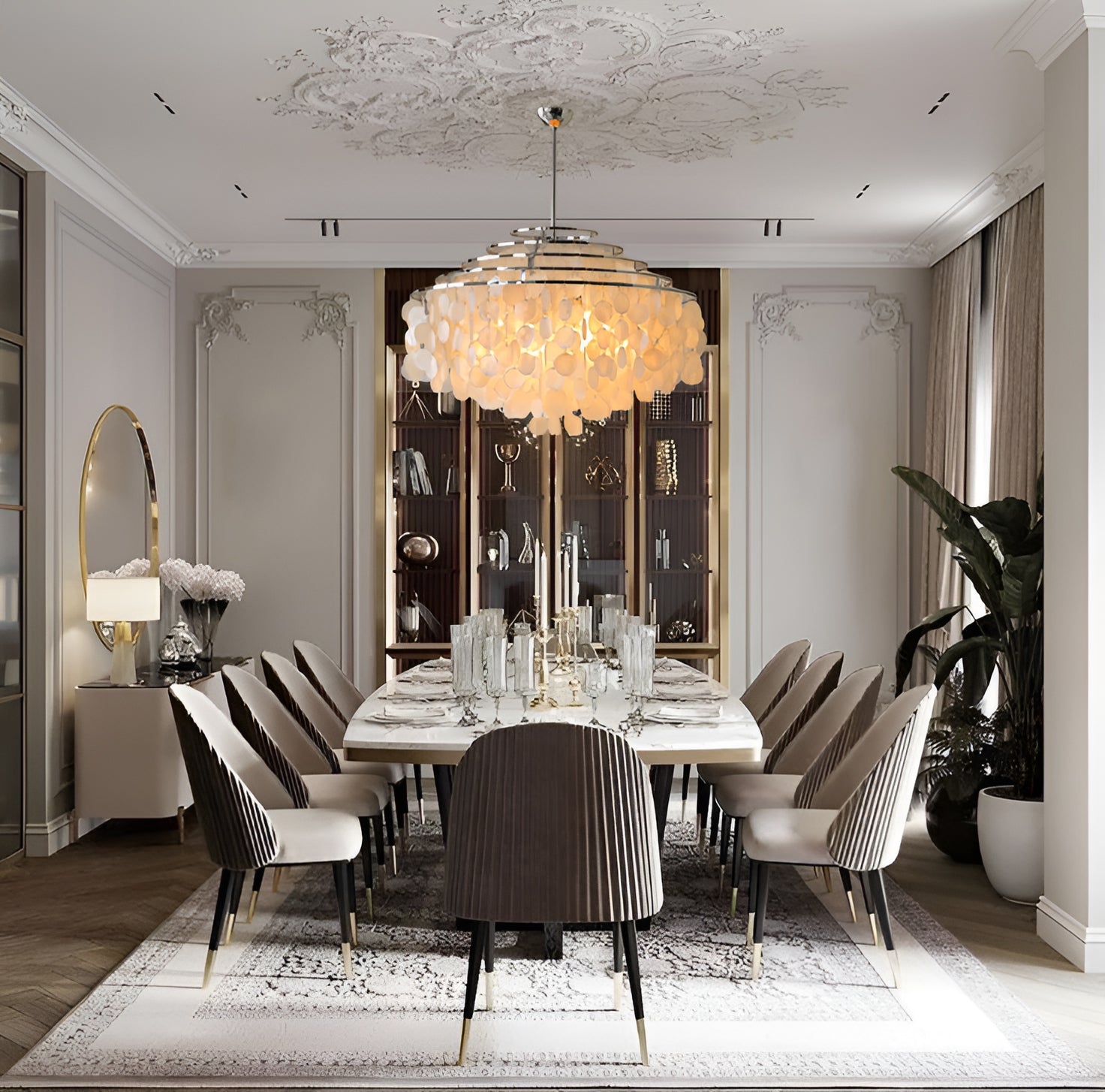 Sadaf Luxury Shell Chandelier