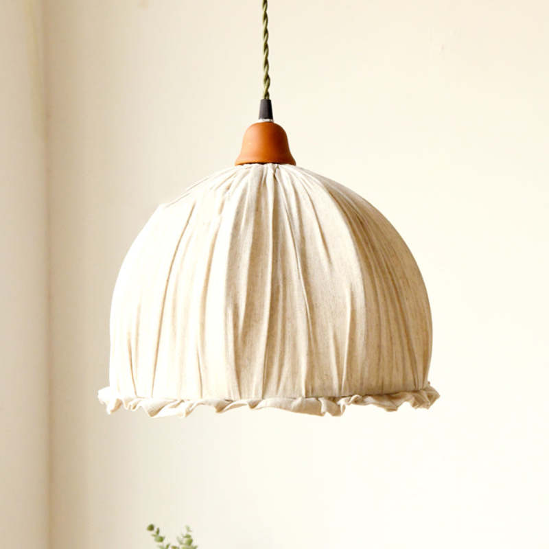 LuxeEco – Scandinavian Fabric Pendel Lamp