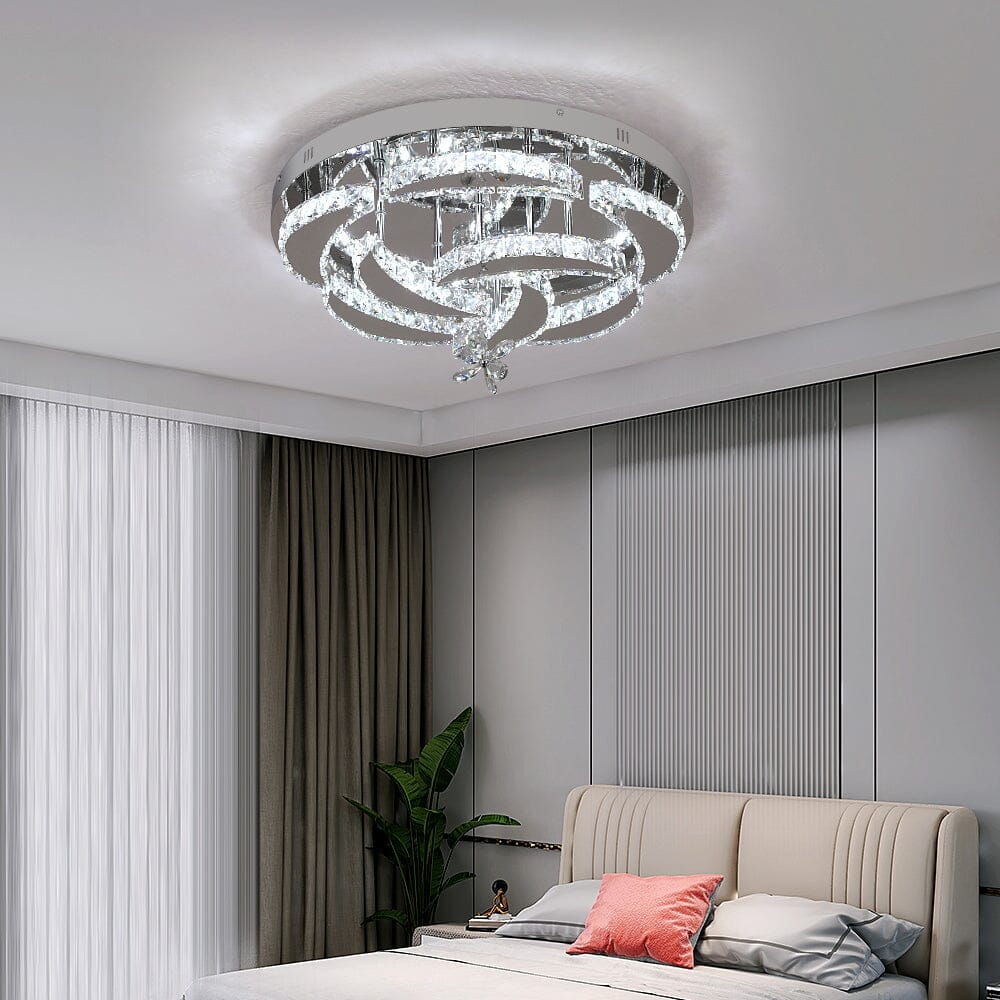 Chandelier en cristal Rose