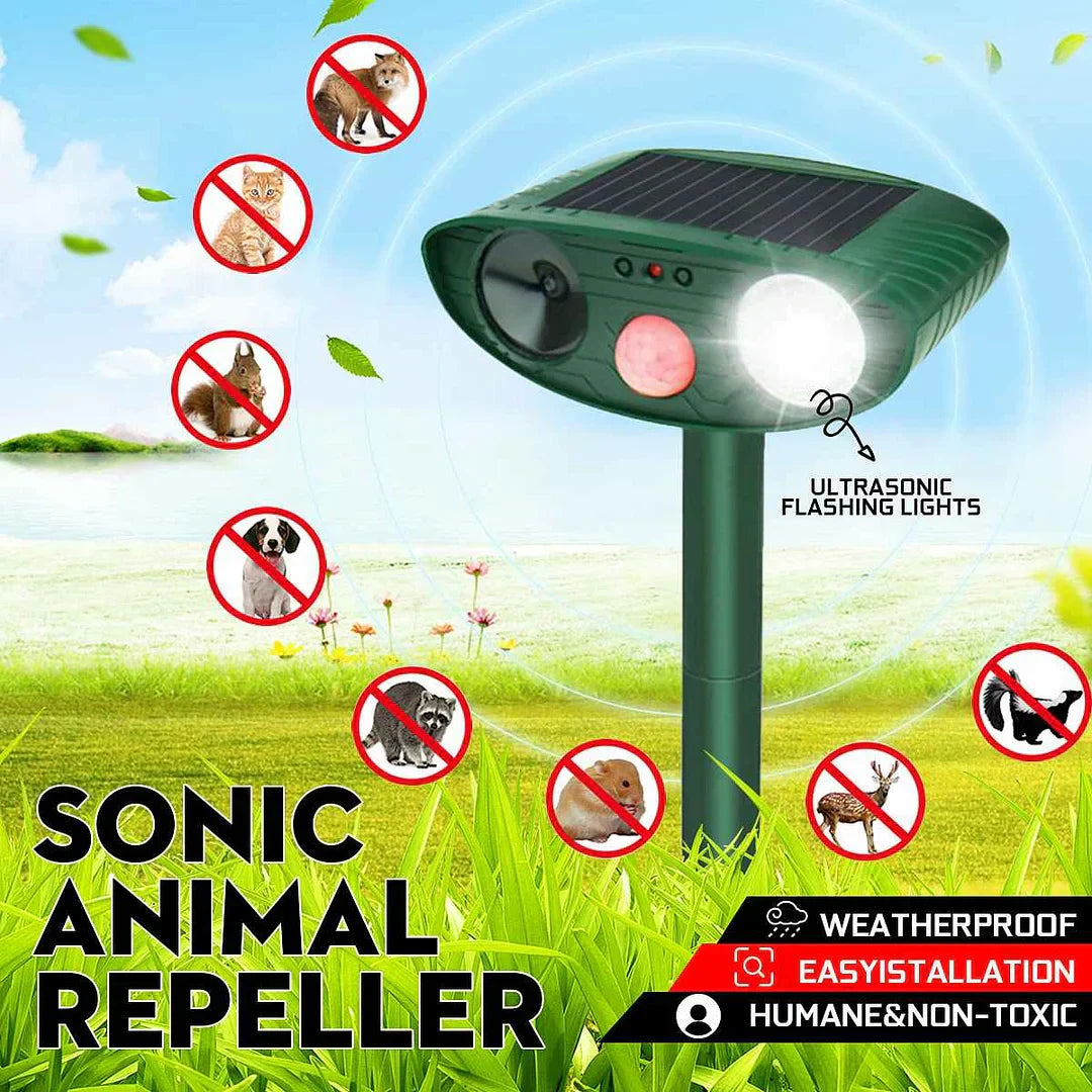 Ultrasonic Deer Repeller - Get Rid of Deer in 48 Hours