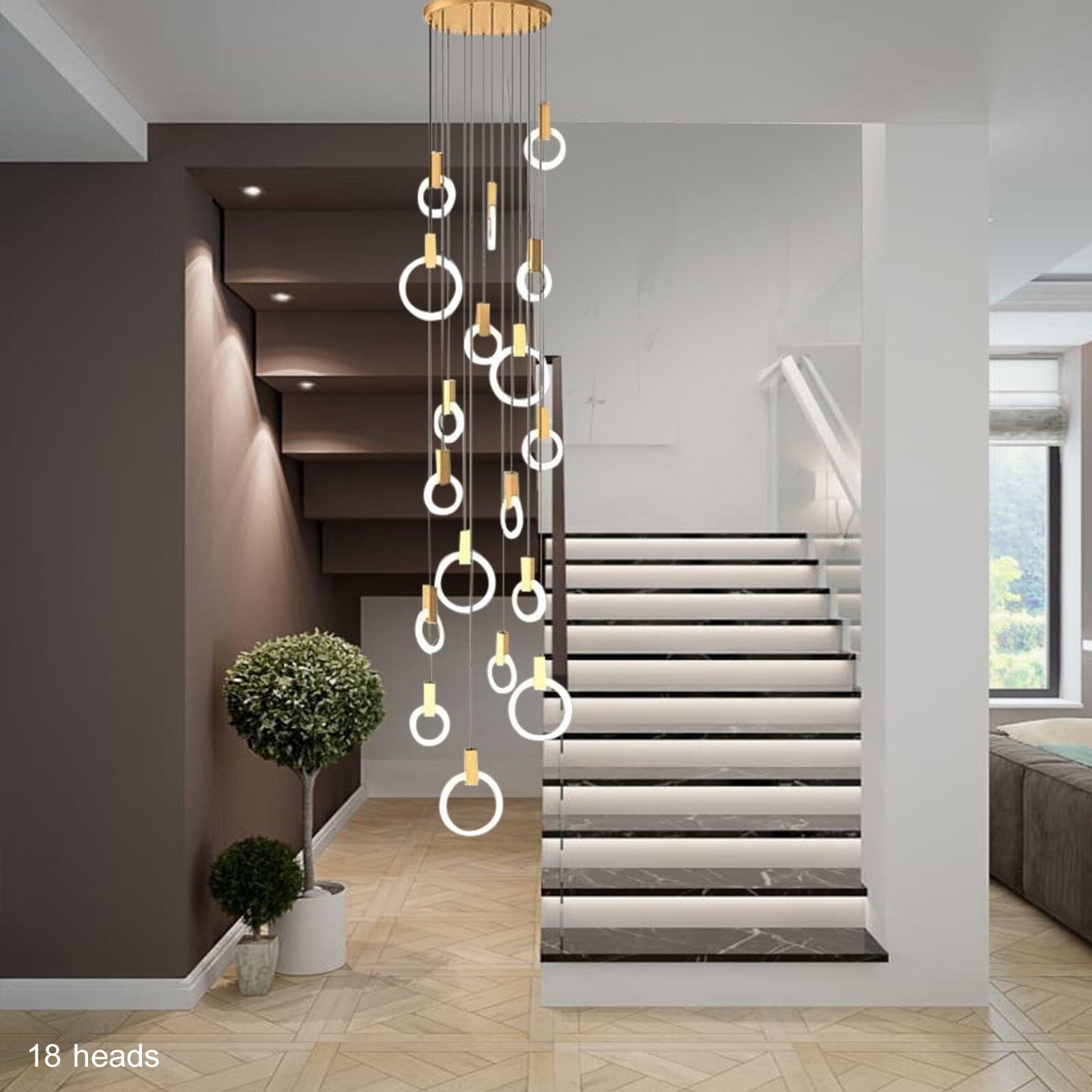 Halo Ring Chandelier