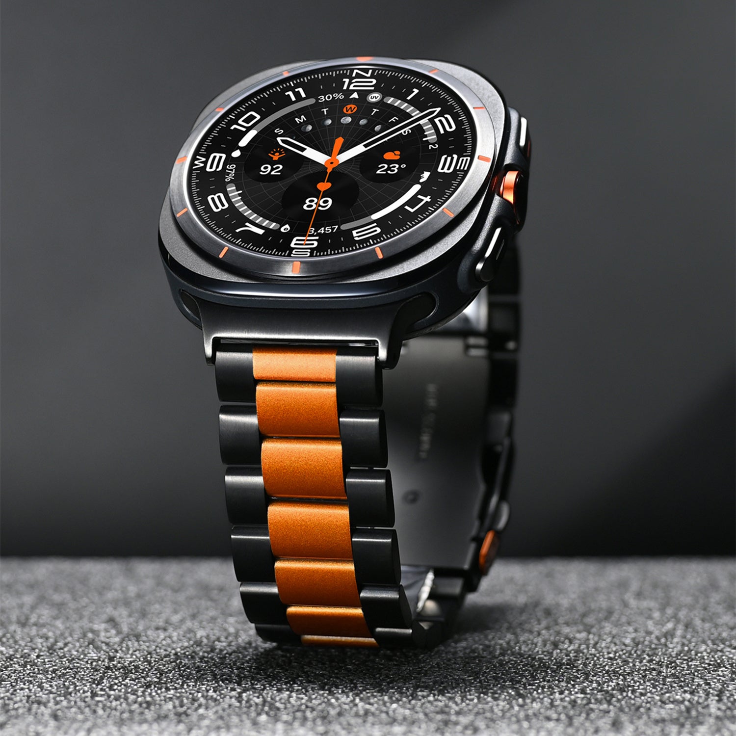 Business Style Titanium Band Til Samsung Watch Ultra