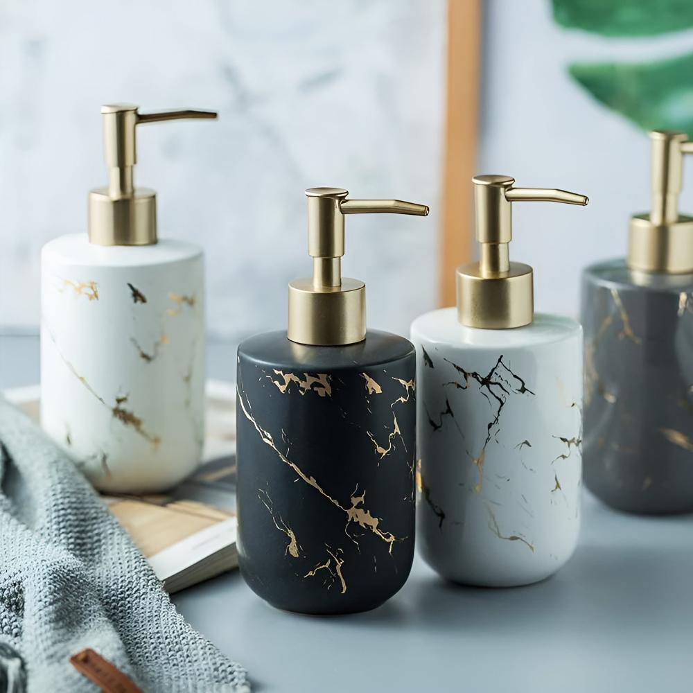 Golden Marble Luxe Dispenser