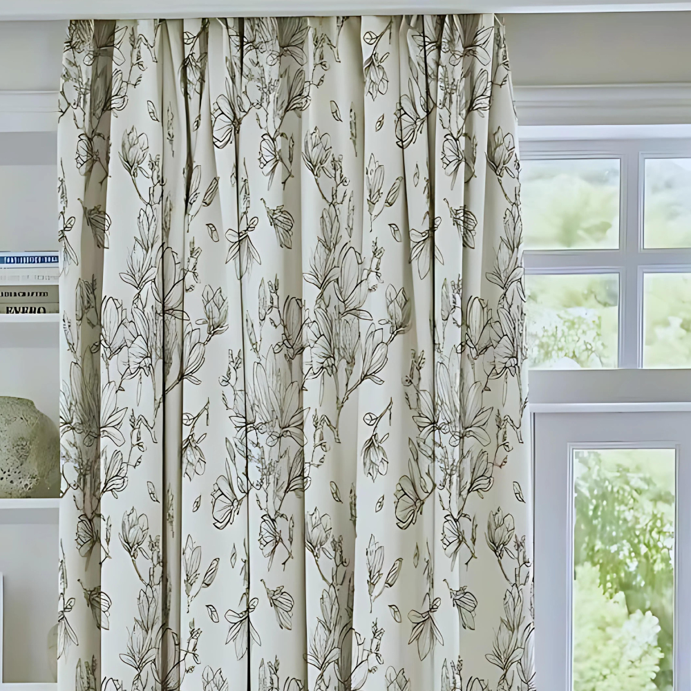 Fresh Floral Sunshade Curtains