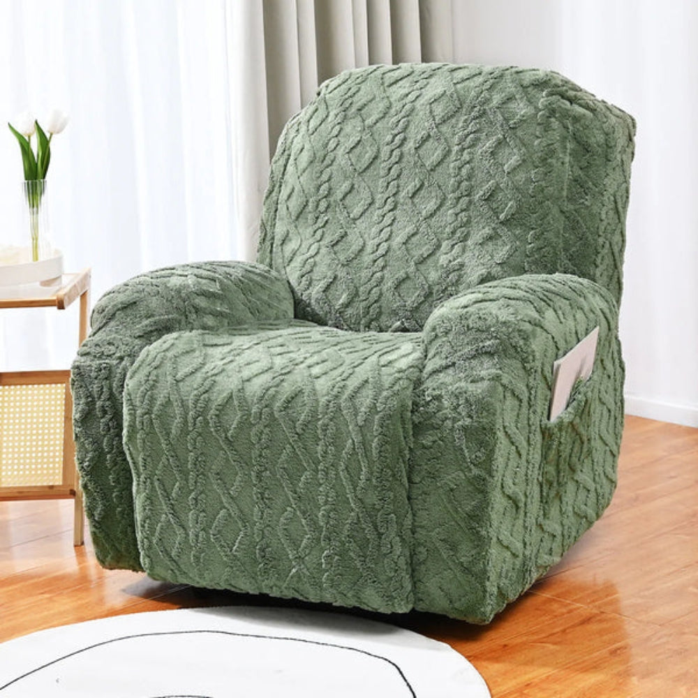 Capa de Sofá Recliner Stretch Jacquard